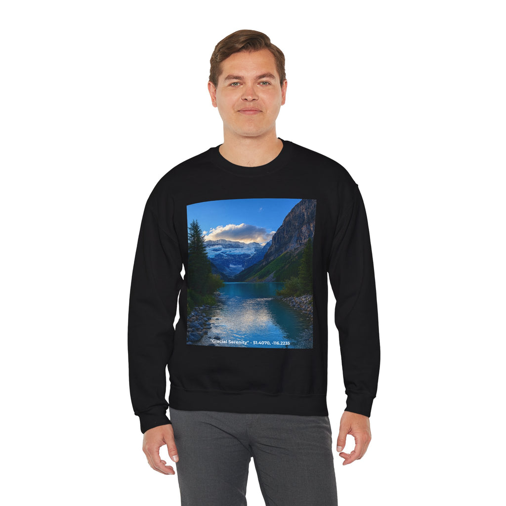 "Glacial Serenity" – Alpine Calm Crewneck