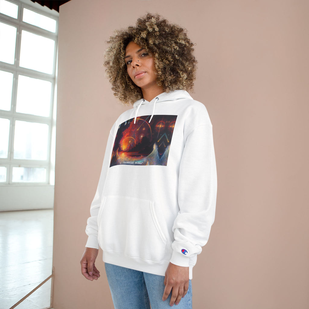 "Celestial Tides" – Champion Hoodie
