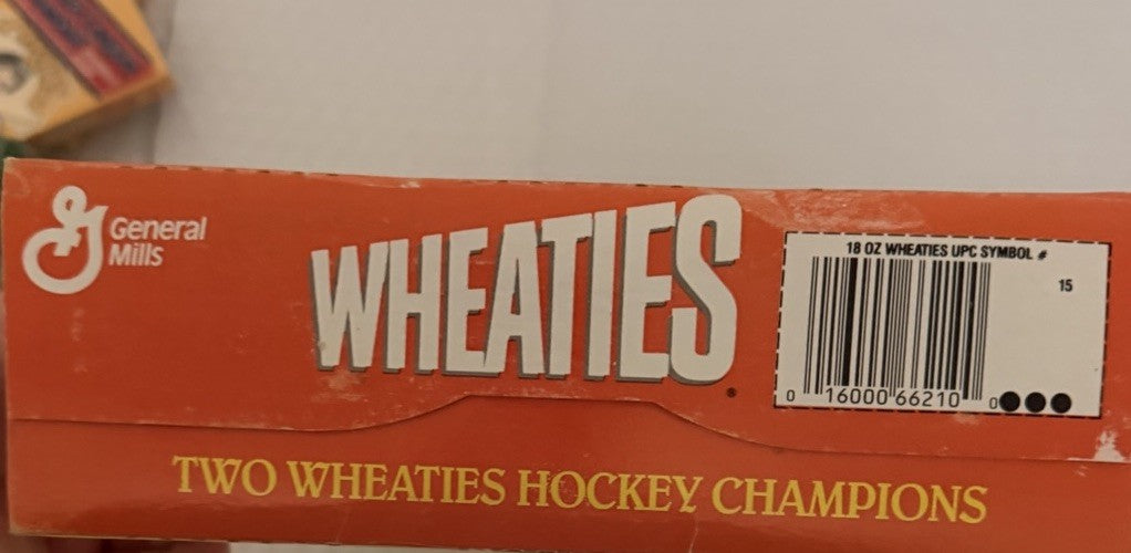 Wheaties Salutes Two Great Hockey Champions - Jaromir Jagr  Mario Lemieux - 1993