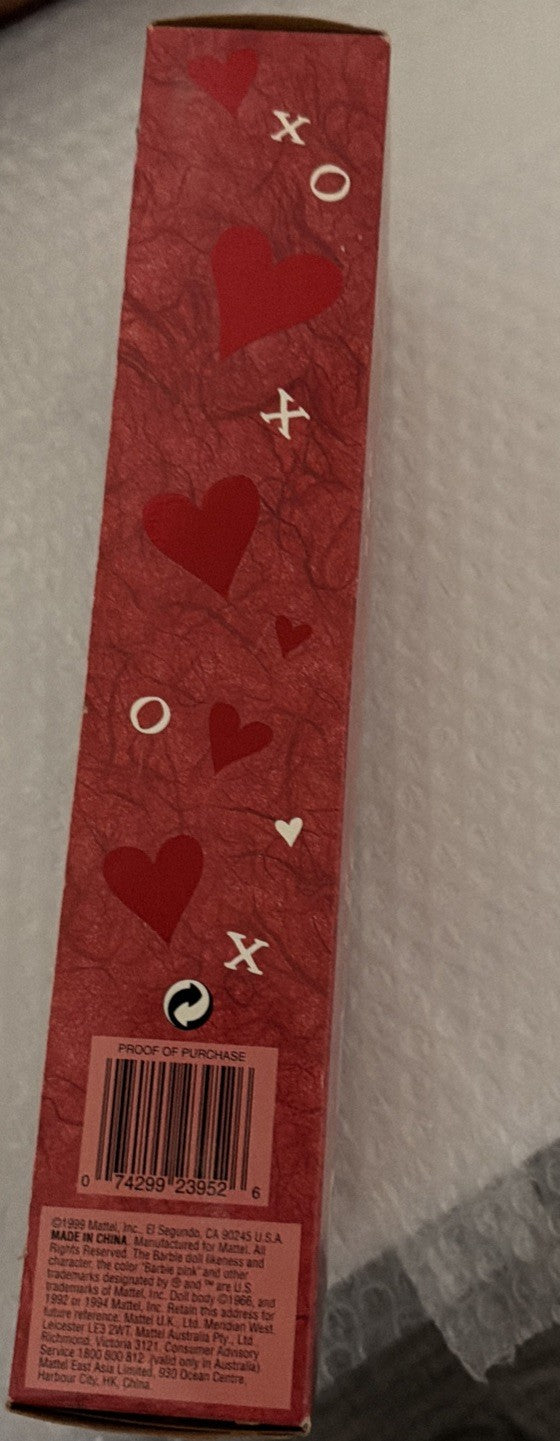 New/Sealed Barbie 1999 Valentine Special Edition Doll XXXOOO Barbie Doll