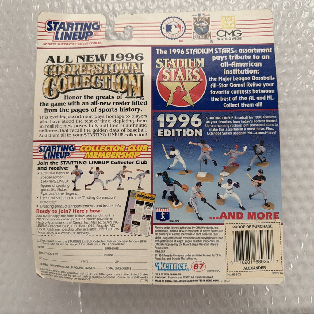 1996 GROVER CLEVELAND ALEXANDER COOPERSTOWN STARTING LINEUP BASEBALL FIGURE MLB!