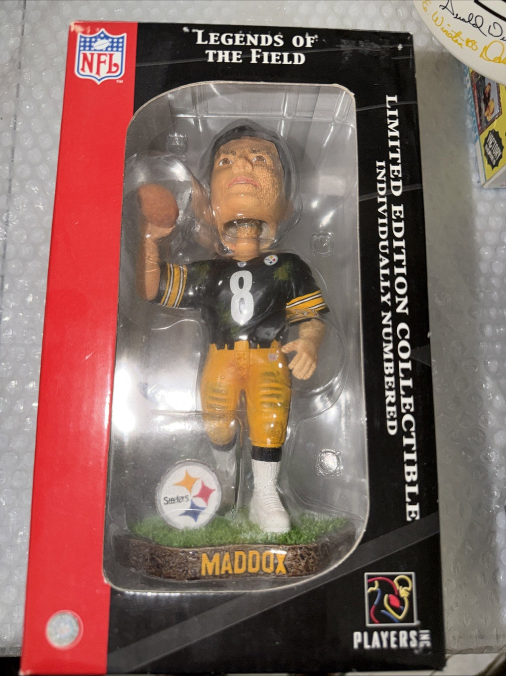 Tommy Maddox Pittsburgh Steelers Legends of the Field NFL Bobblehead