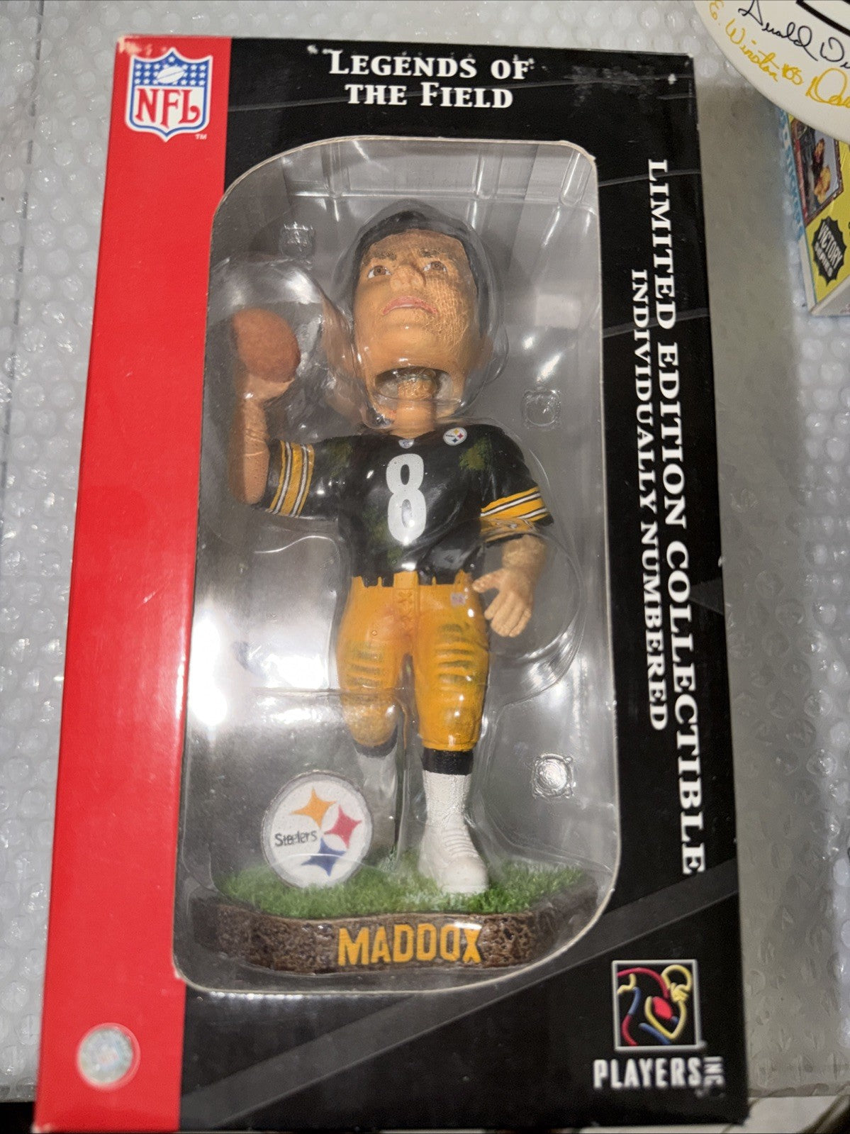 Tommy Maddox Pittsburgh Steelers Legends of the Field NFL Bobblehead