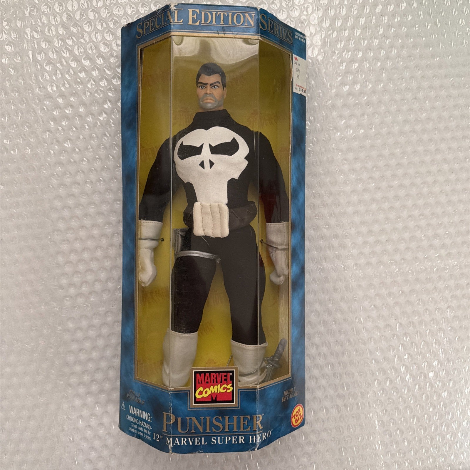 Punisher Marvel Comic Super Hero NEW SPECIAL EDITION  Rare 12" TOY BIZ NIB SEALD