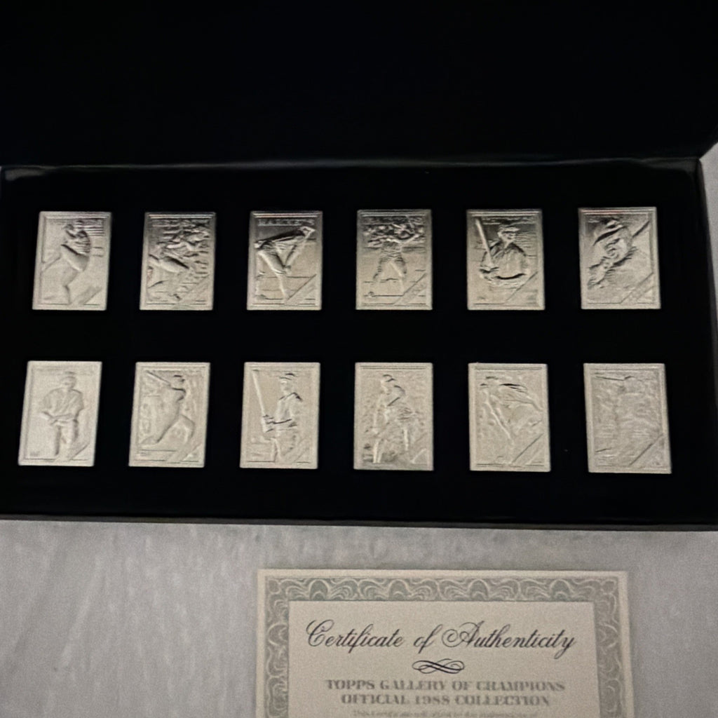 Topps Gallery of Champions 1988 Baseball Cards - Sealed Aluminum-Complete Set