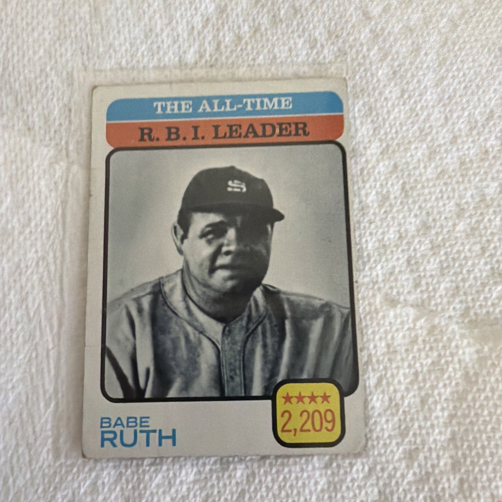 1973 Topps - All-Time Leaders Babe Ruth #474