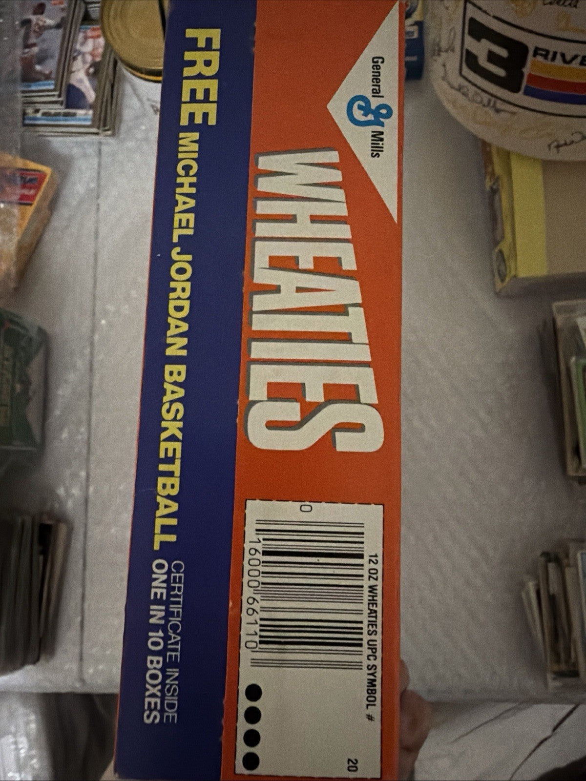 1999 WHEATIES CEREAL BOX MICHAEL JORDAN 75 YEARS OF CHAMPIONS (Empty)