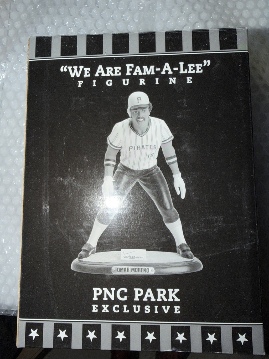Pittsburg Pirates Omar Moreno We Are Fam-A-Lee Figurine PNC Park Exclusive