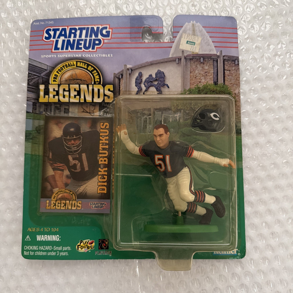 1998 Starting Line Up NFL Legends Dick Butkus Chicago Bears Sealed