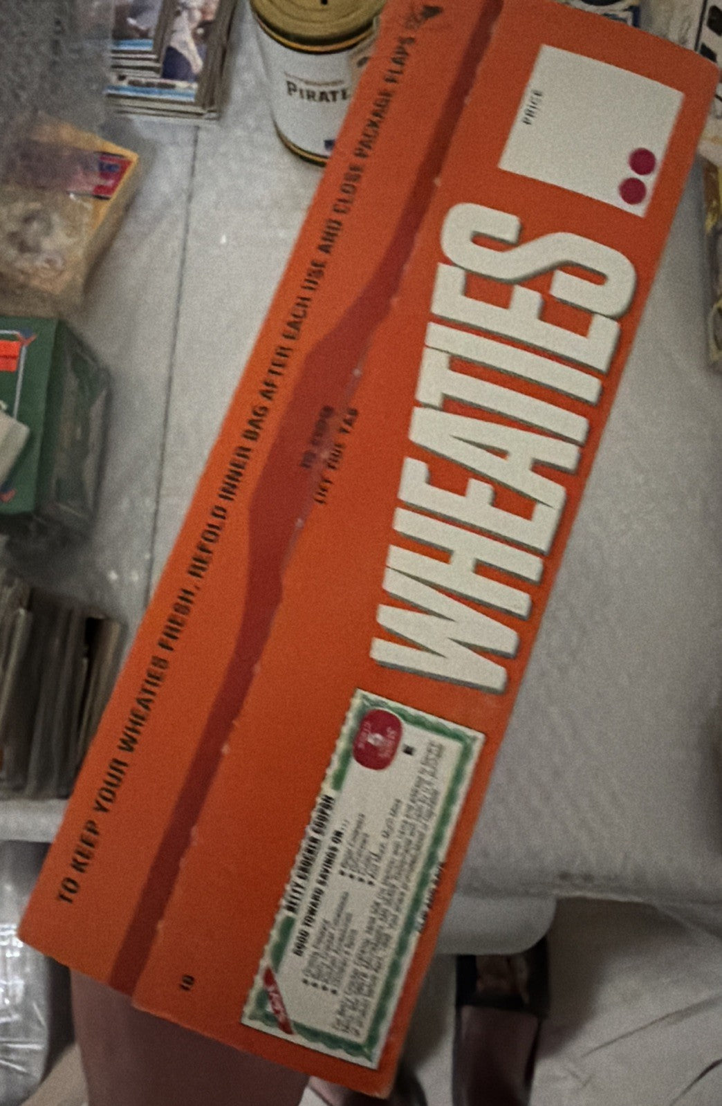 Empty Wheaties Johnny Bench Cereal Box Cincinnati Reds Commemorative Edition