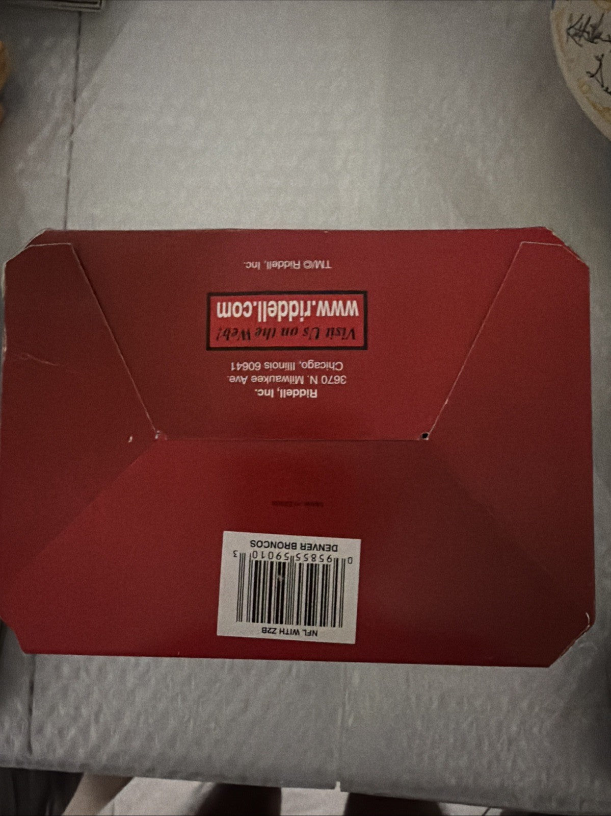 Riddell Denver Broncos NFL Replica Football Mini Helmet Non-Speed Old Style