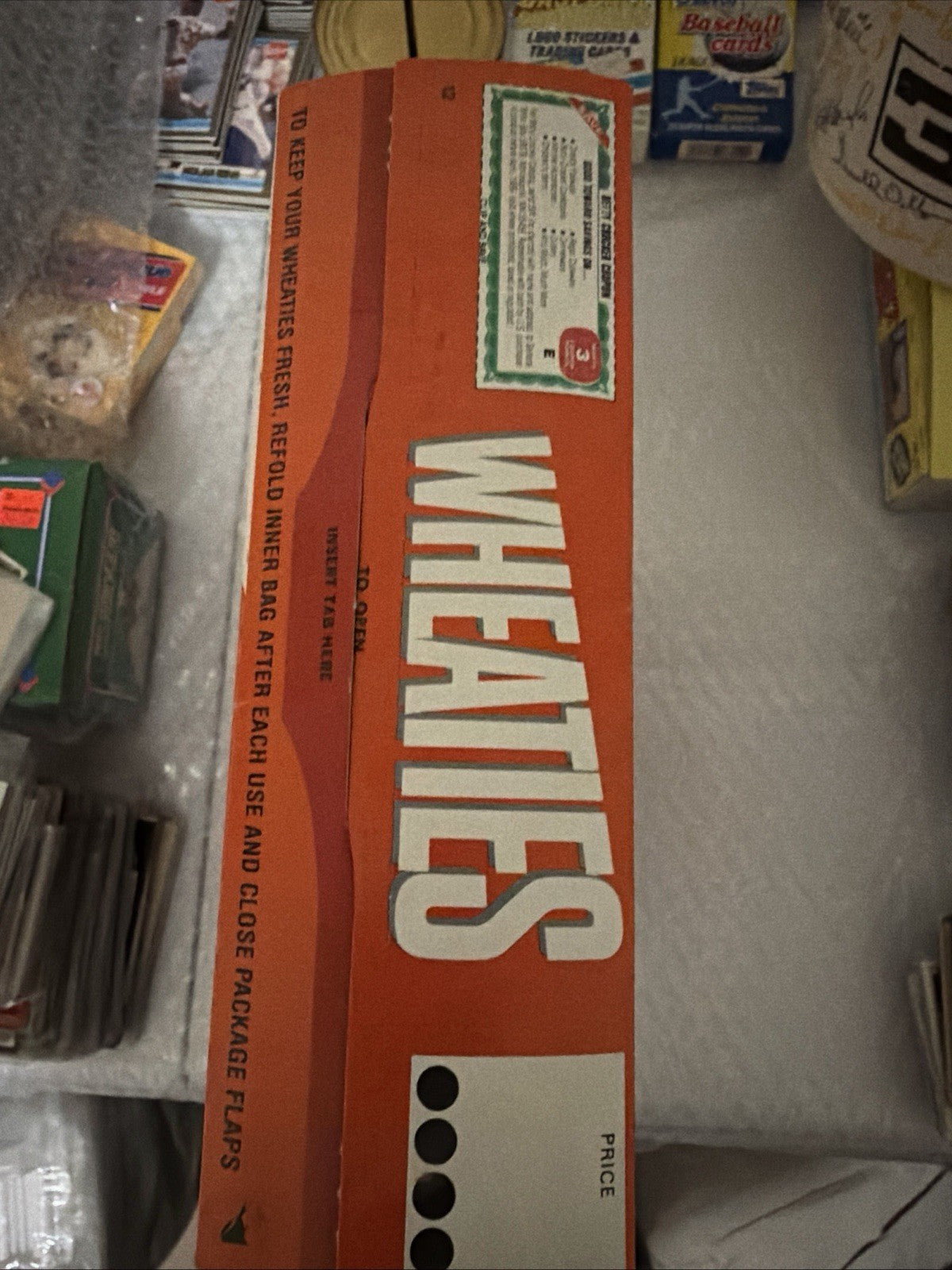 1999 WHEATIES CEREAL BOX MICHAEL JORDAN 75 YEARS OF CHAMPIONS (Empty)