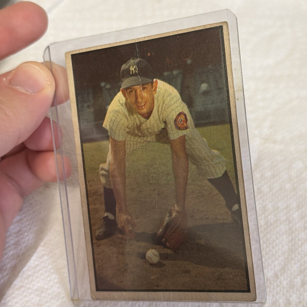 1953 Bowman Color - Billy Martin #118 - Crease In Middle