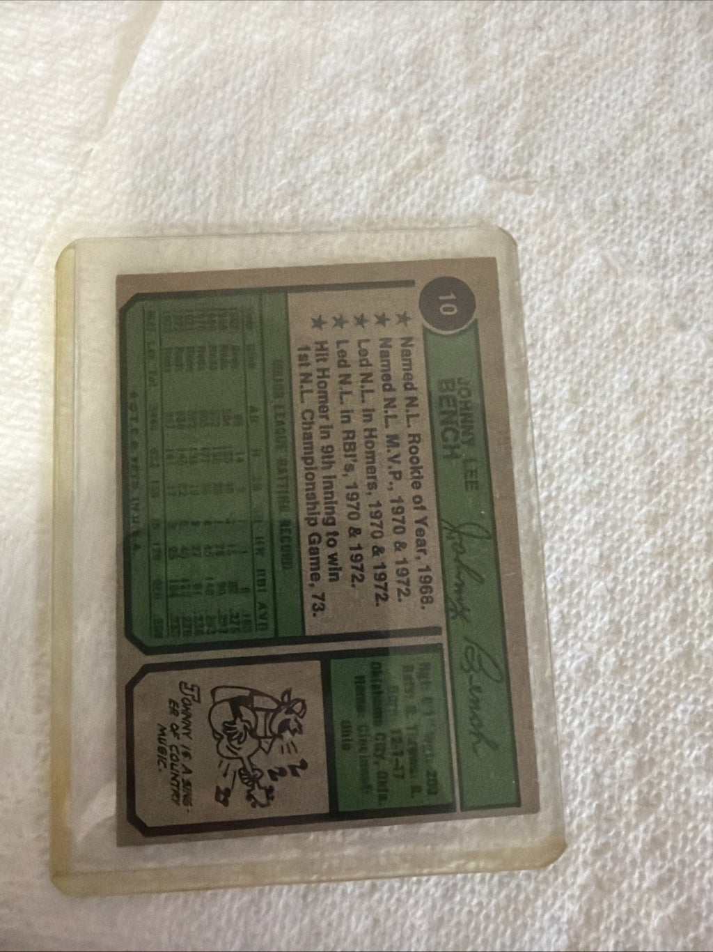 1974 Topps - Johnny Bench #10