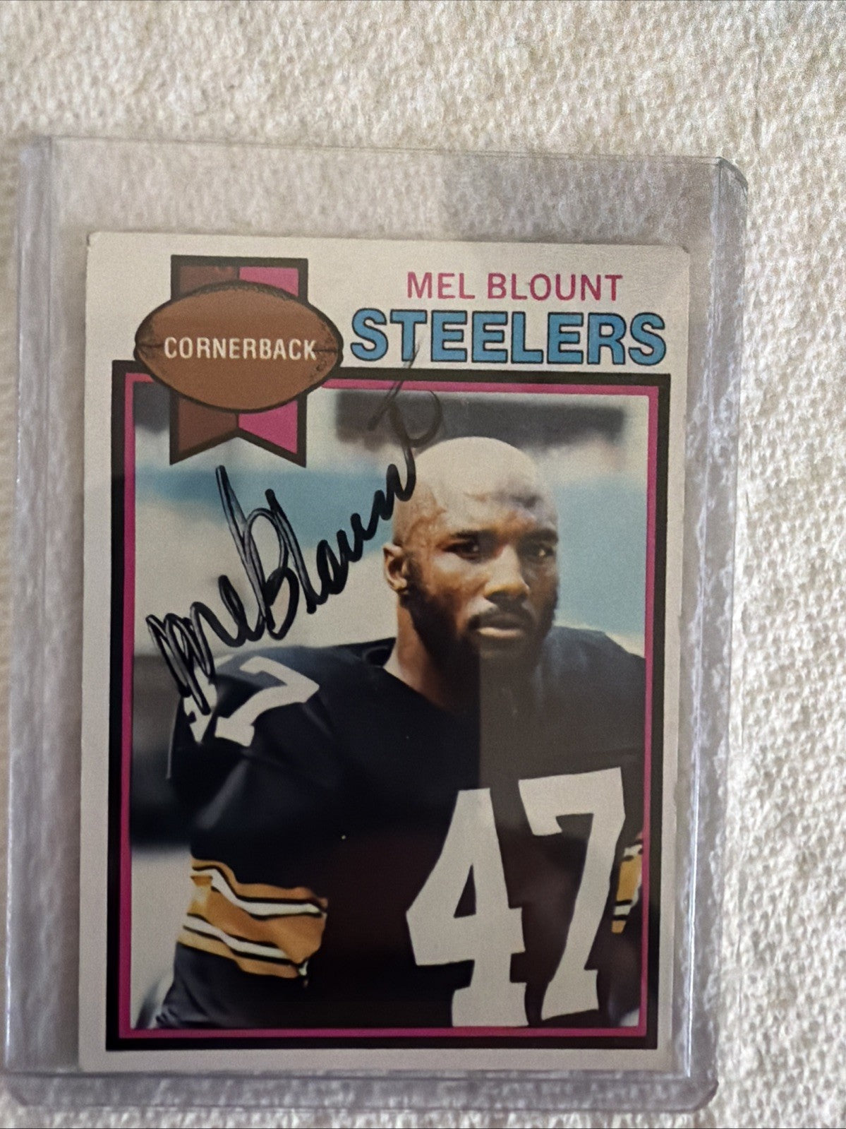1979 Topps - Mel Blount #275 - Excellent Condition- SIGNED