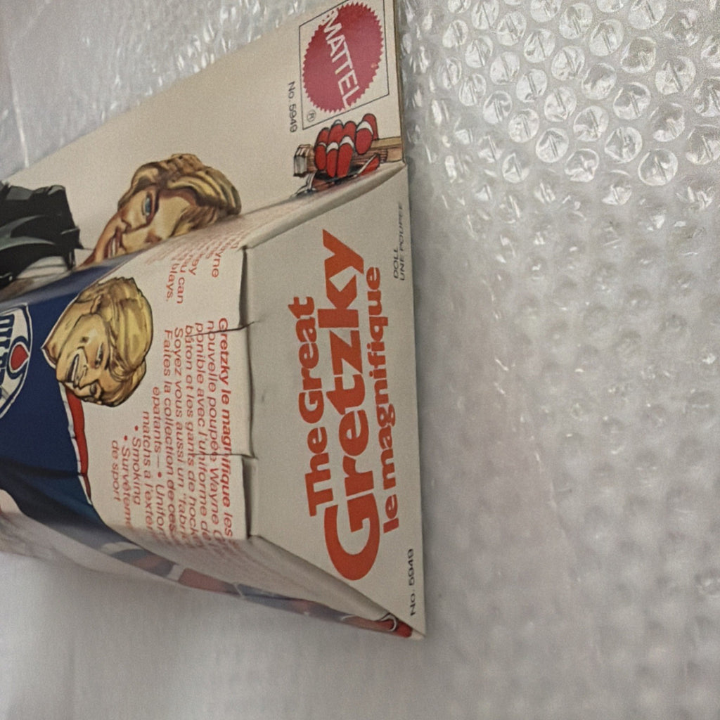 1983 Mattel The Great Wayne Gretzky Edmonton Oilers Doll Action Figure NIB