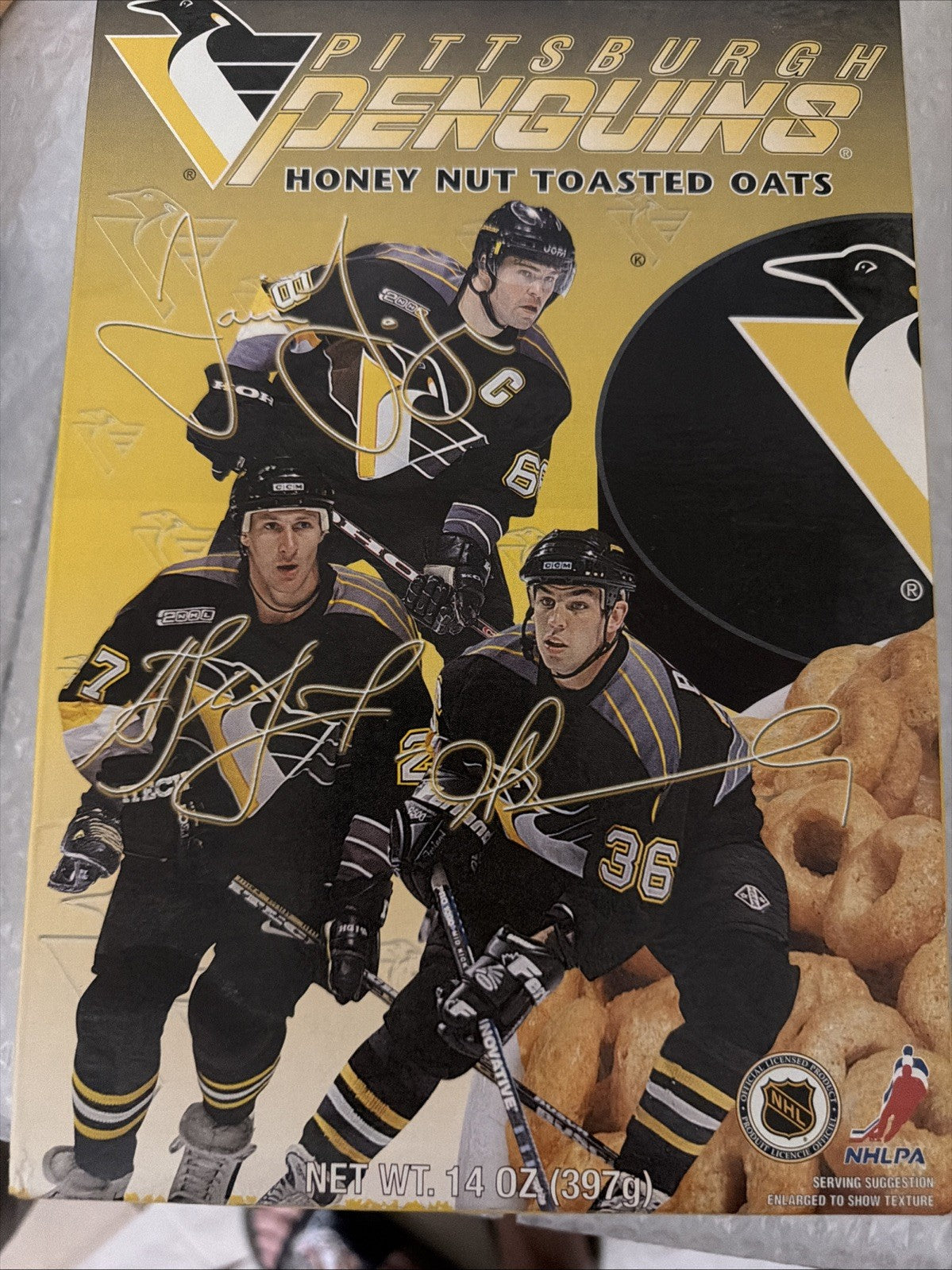 PIttsburgh Penguins Sealed Unopened Cereal Boxes- 2/2