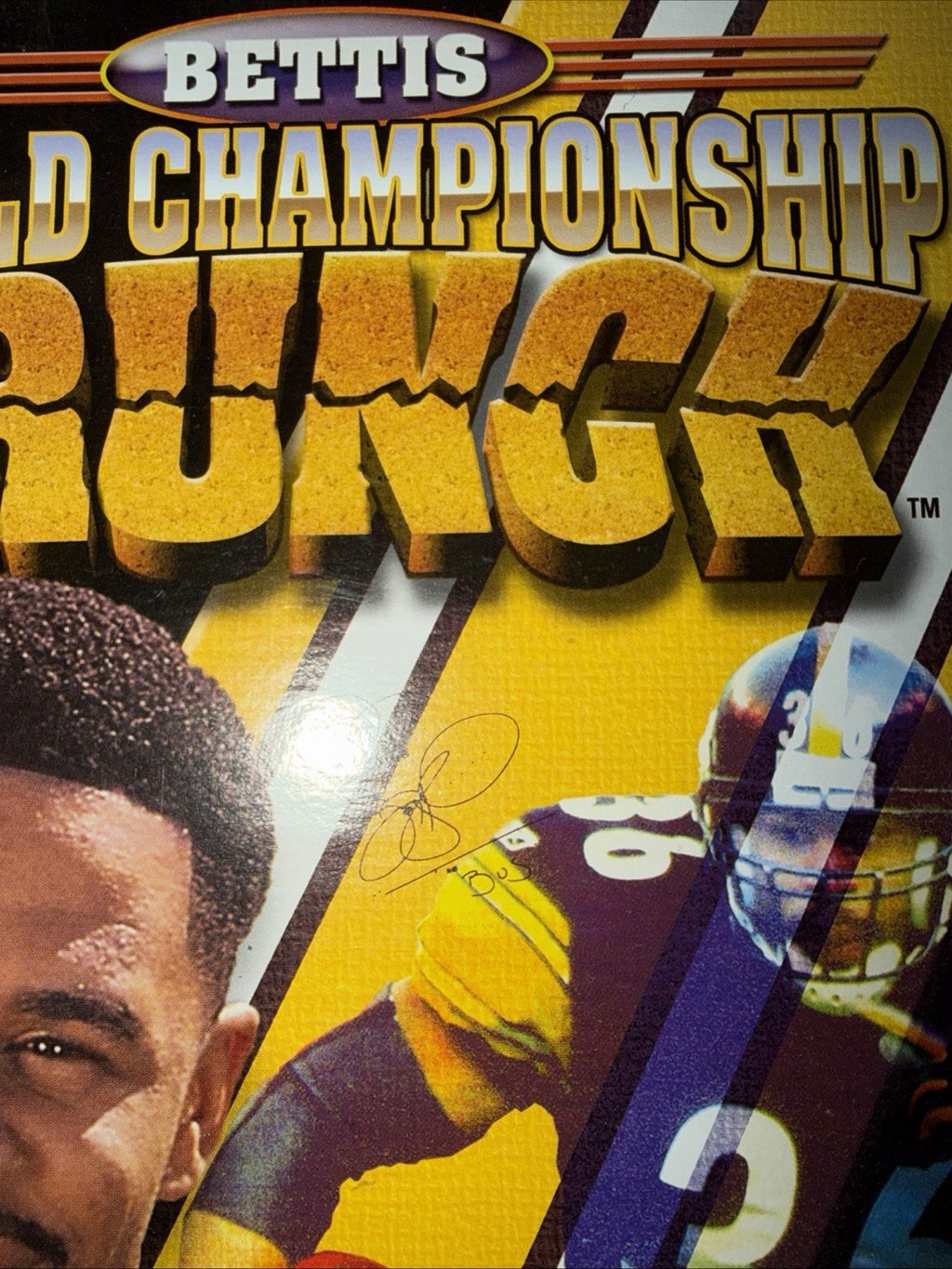 Jerome Bettis Signed Cereal Box – World Championship Crunch – Limited Edition