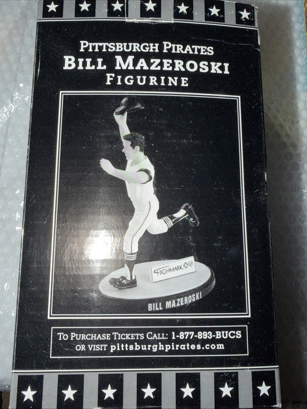 Bill Mazeroski Pittsburgh Pirates Figurine 2005 PNC Park SGA 1960 World Series 