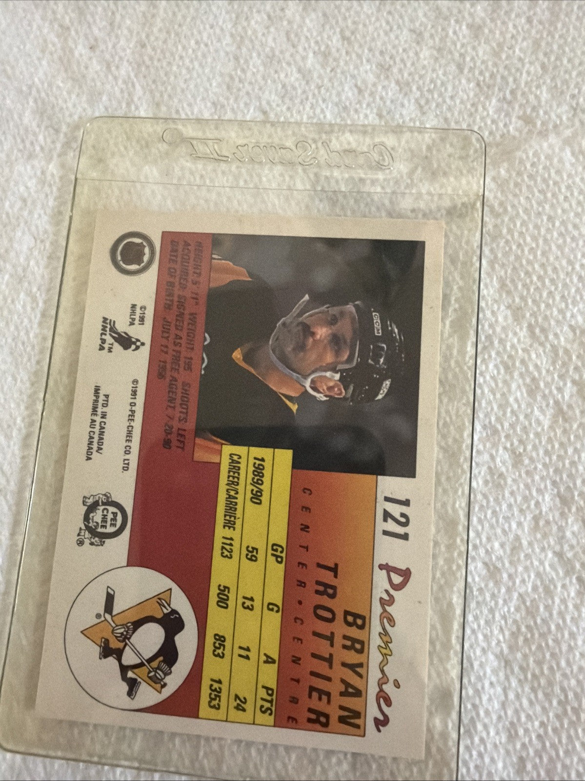 1990-91 O-Pee-Chee Premier - Bryan Trottier #121