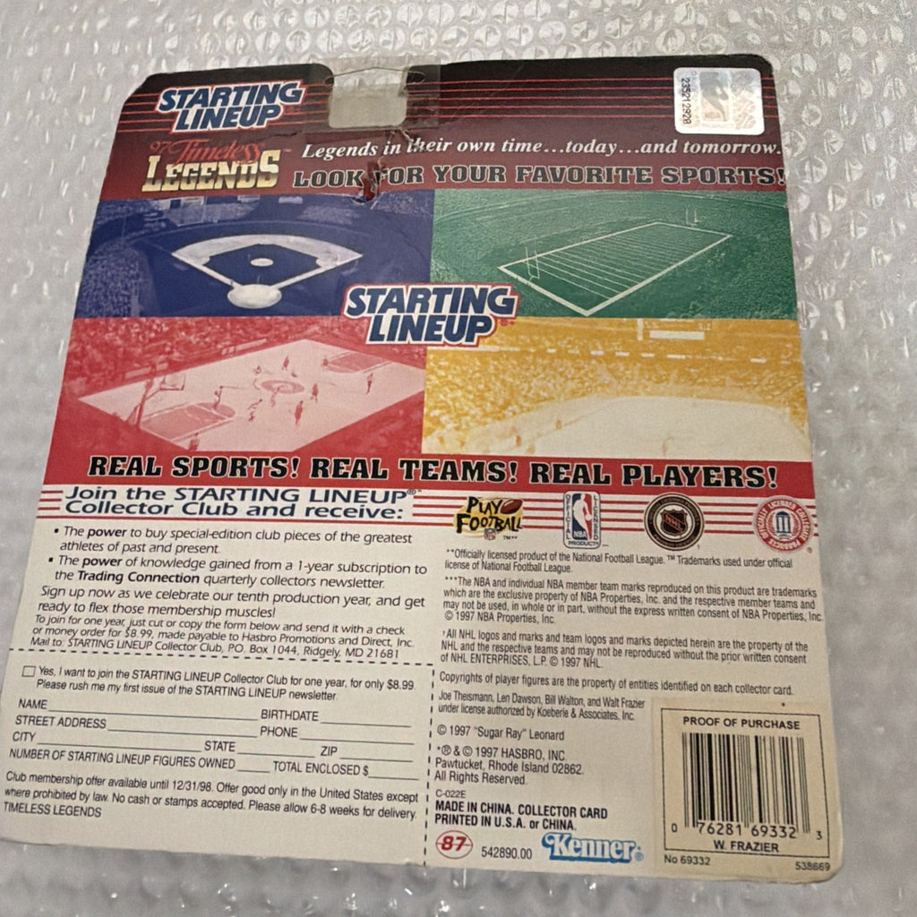 Walt Frazier: Vintage Starting Lineup- 1997 Timeless Legends- 4" Action Figure