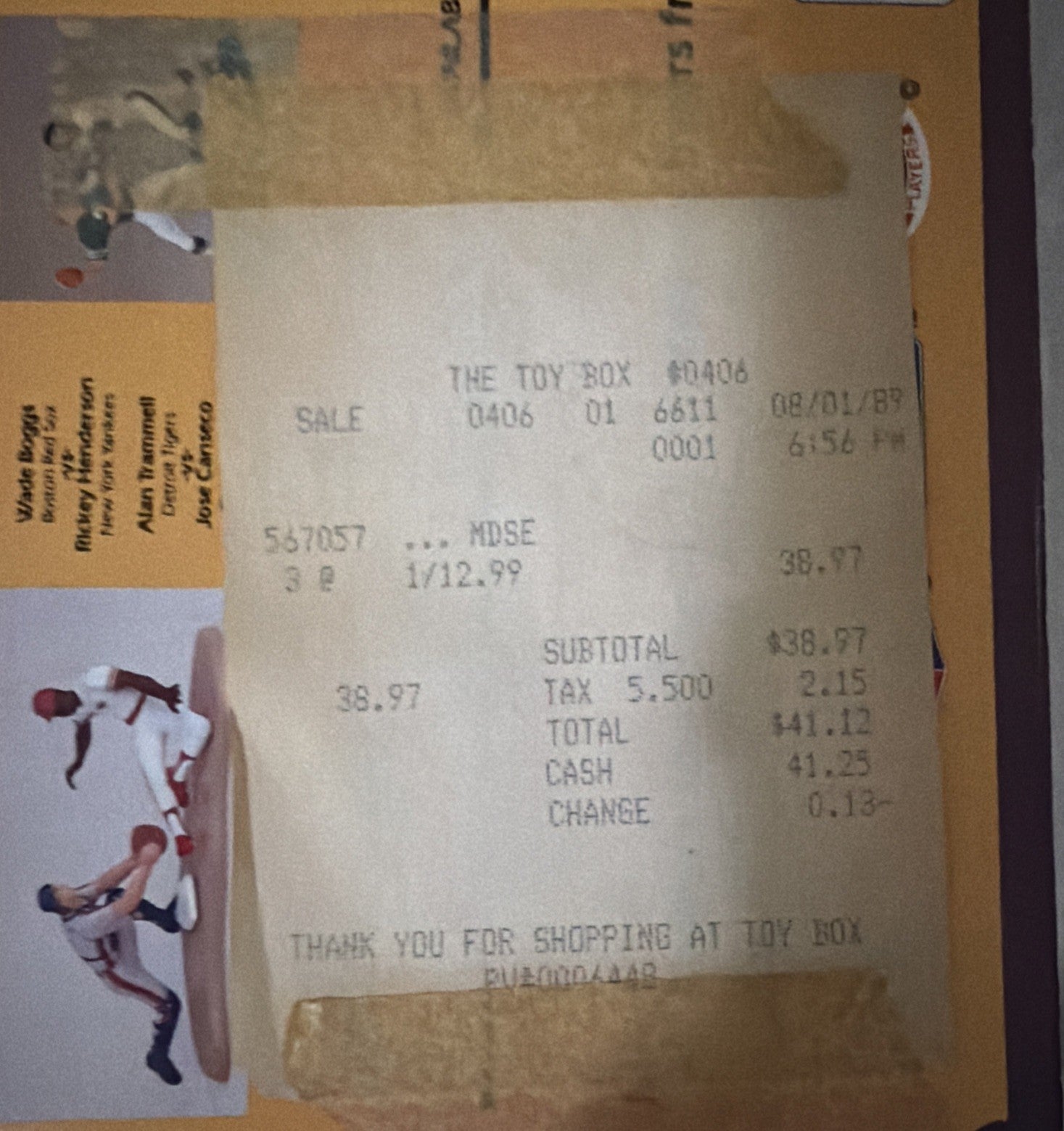 HENRY AARON/CARL YASTRZEMSKI Starting Lineup Baseball Greats 1989 - SEALED