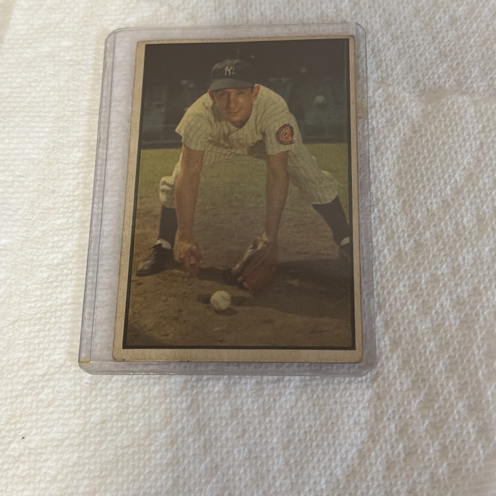 1953 Bowman Color - Billy Martin #118 - Crease In Middle