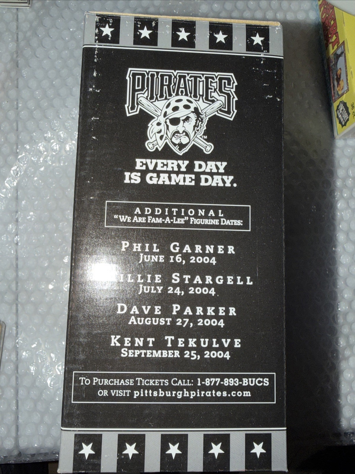 Pittsburg Pirates Omar Moreno We Are Fam-A-Lee Figurine PNC Park Exclusive