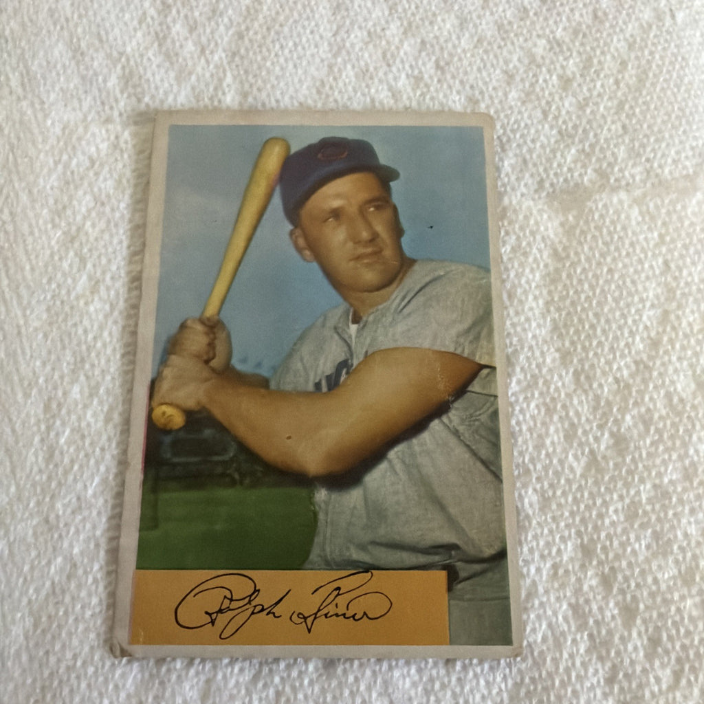 1954 Bowman Ralph Kiner Pittsburgh Pirates HOF #45 Fair-Good Condition 