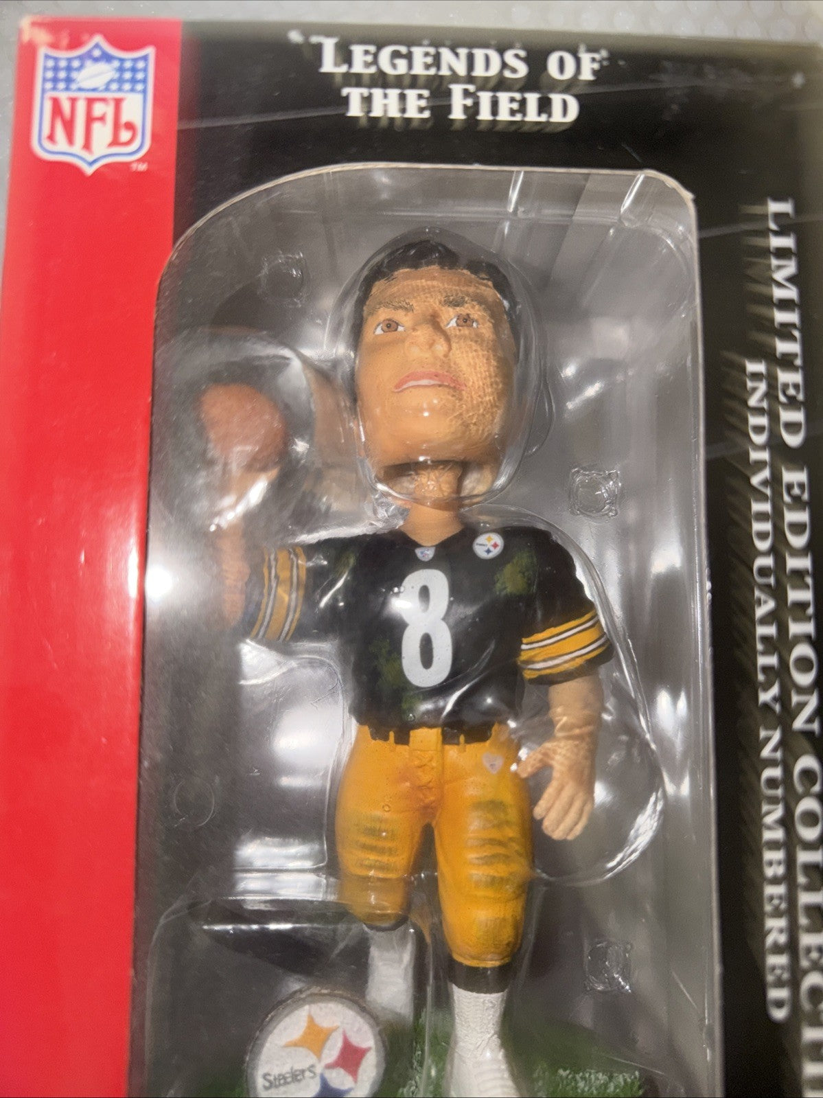 Tommy Maddox Pittsburgh Steelers Legends of the Field NFL Bobblehead
