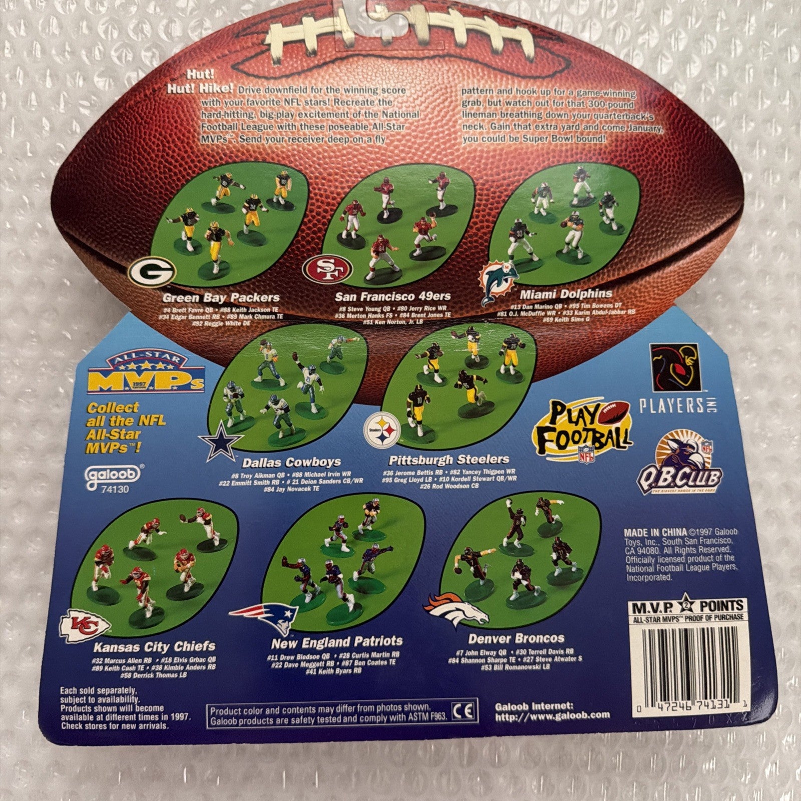 ☆ 1997 MVP's Poseable-Action Figures ALL-STAR Edition 49ers ☆NIB☆ EXCELLENT ☆