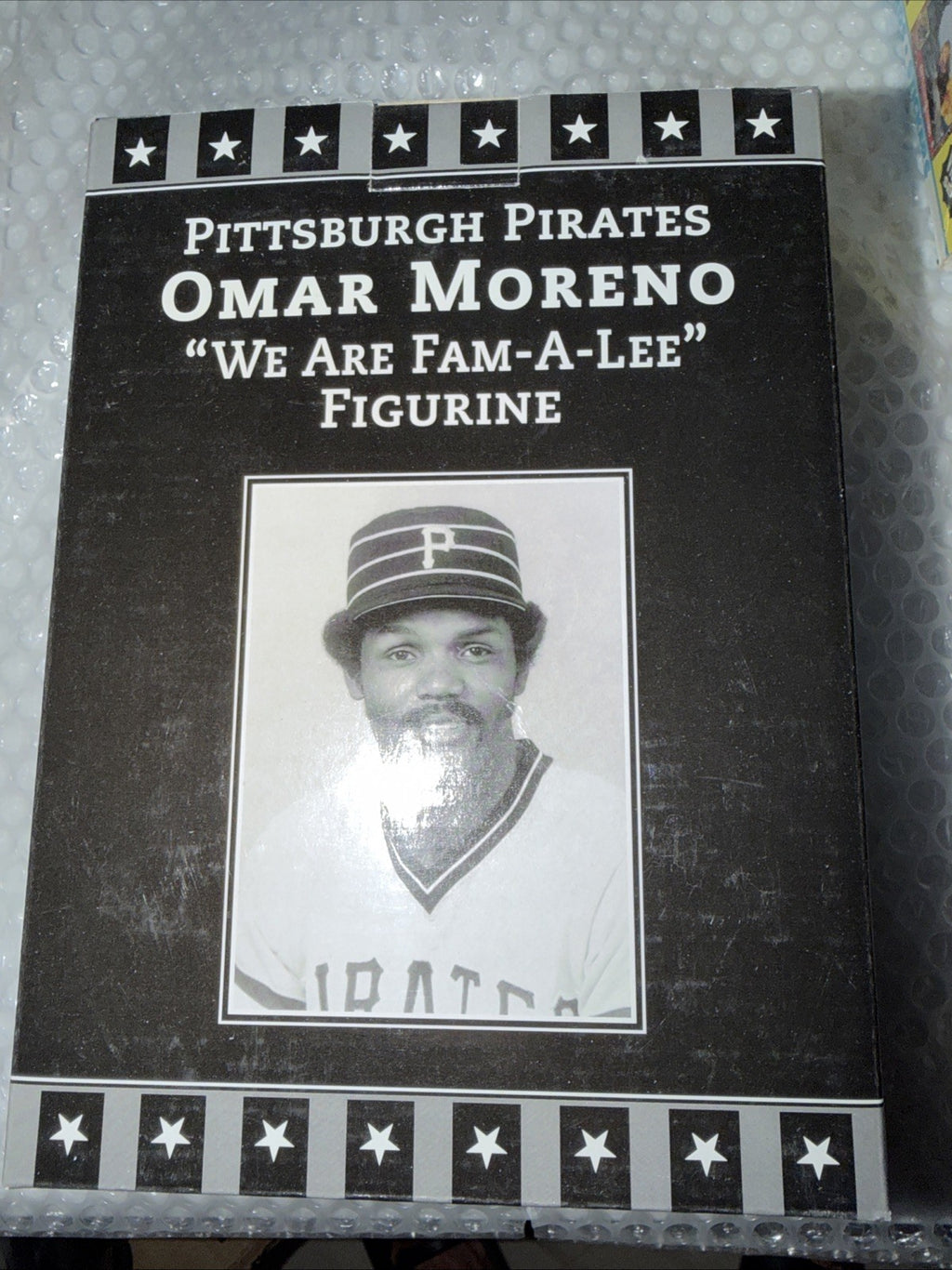 Pittsburg Pirates Omar Moreno We Are Fam-A-Lee Figurine PNC Park Exclusive