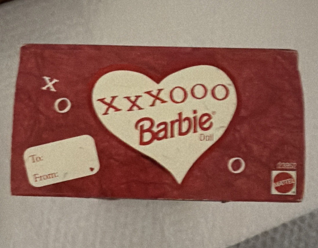 New/Sealed Barbie 1999 Valentine Special Edition Doll XXXOOO Barbie Doll