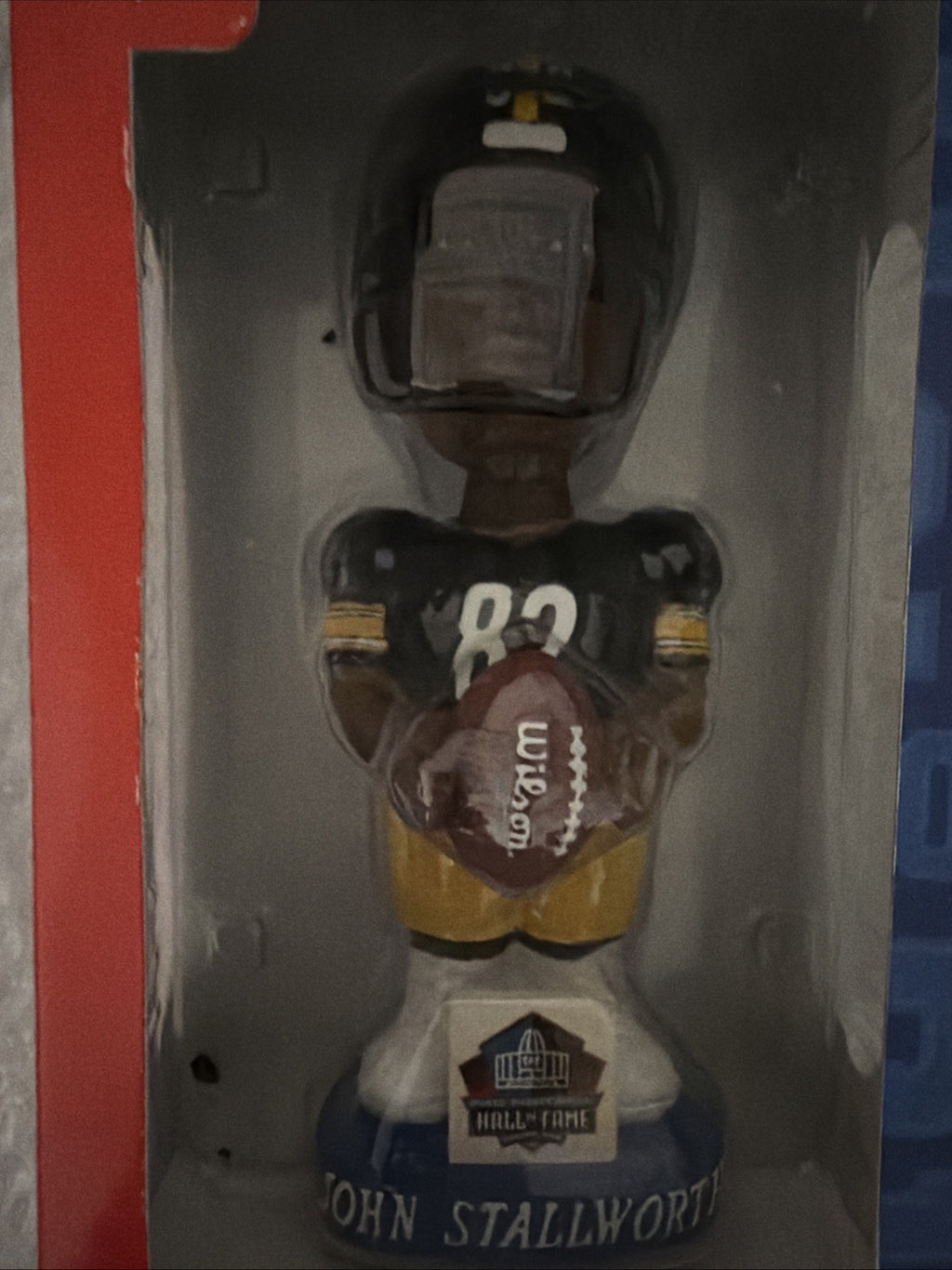 NFL Steelers John Stalworth Hand Painted Bobble Head