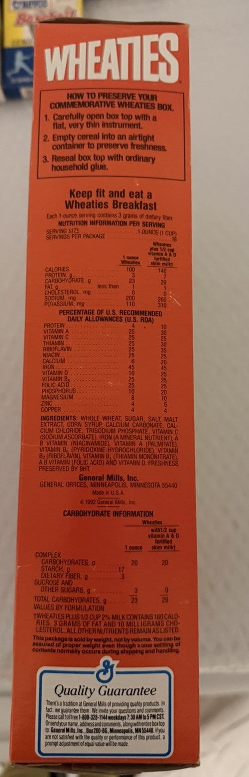 Wheaties Salutes Two Great Hockey Champions - Jaromir Jagr  Mario Lemieux - 1993