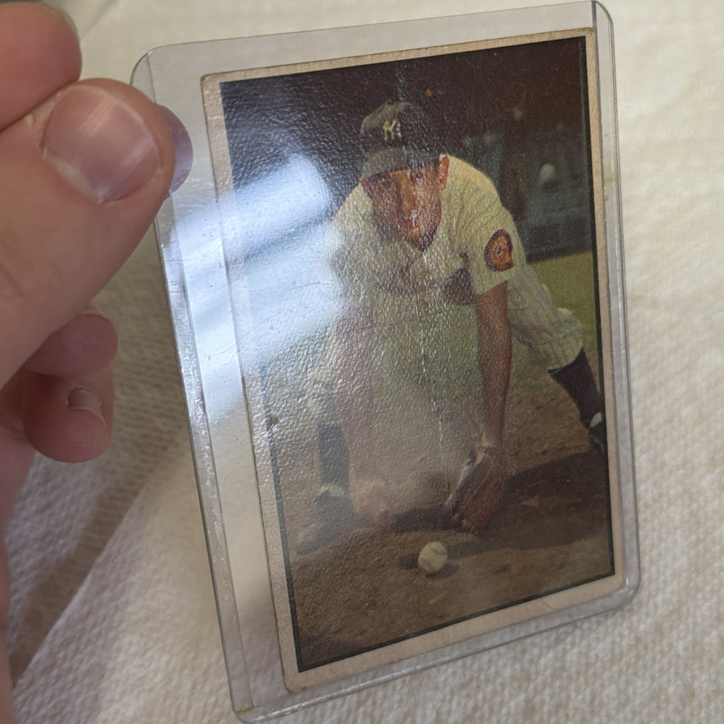 1953 Bowman Color - Billy Martin #118 - Crease In Middle