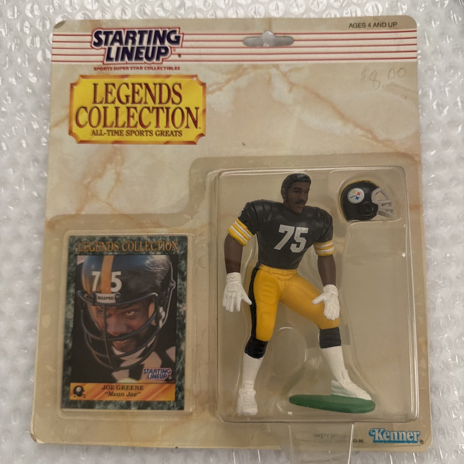 Starting Lineup 1989 Mean Joe Greene Pittsburgh Steelers NFL Legends Collection