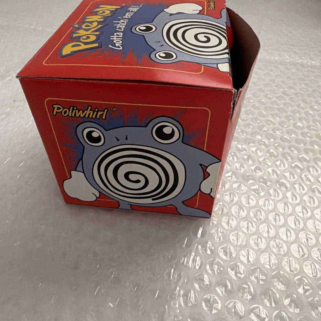 Pokemon Limited Edition 23k Gold Plated Trading Card & Pokeball Poliwhirl 1999