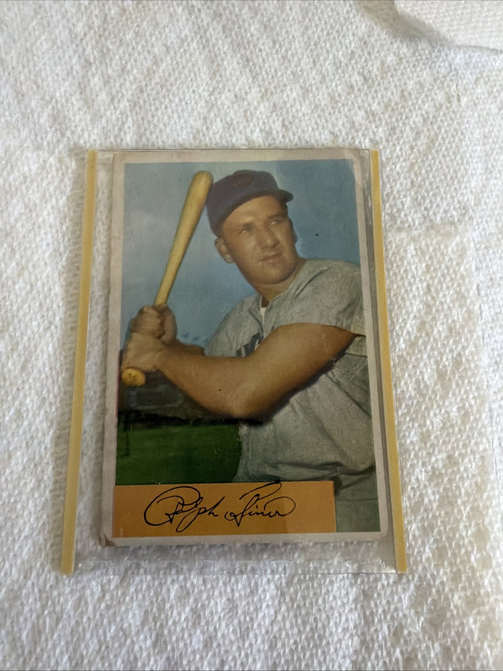 1954 Bowman Ralph Kiner Pittsburgh Pirates HOF #45 Fair-Good Condition 