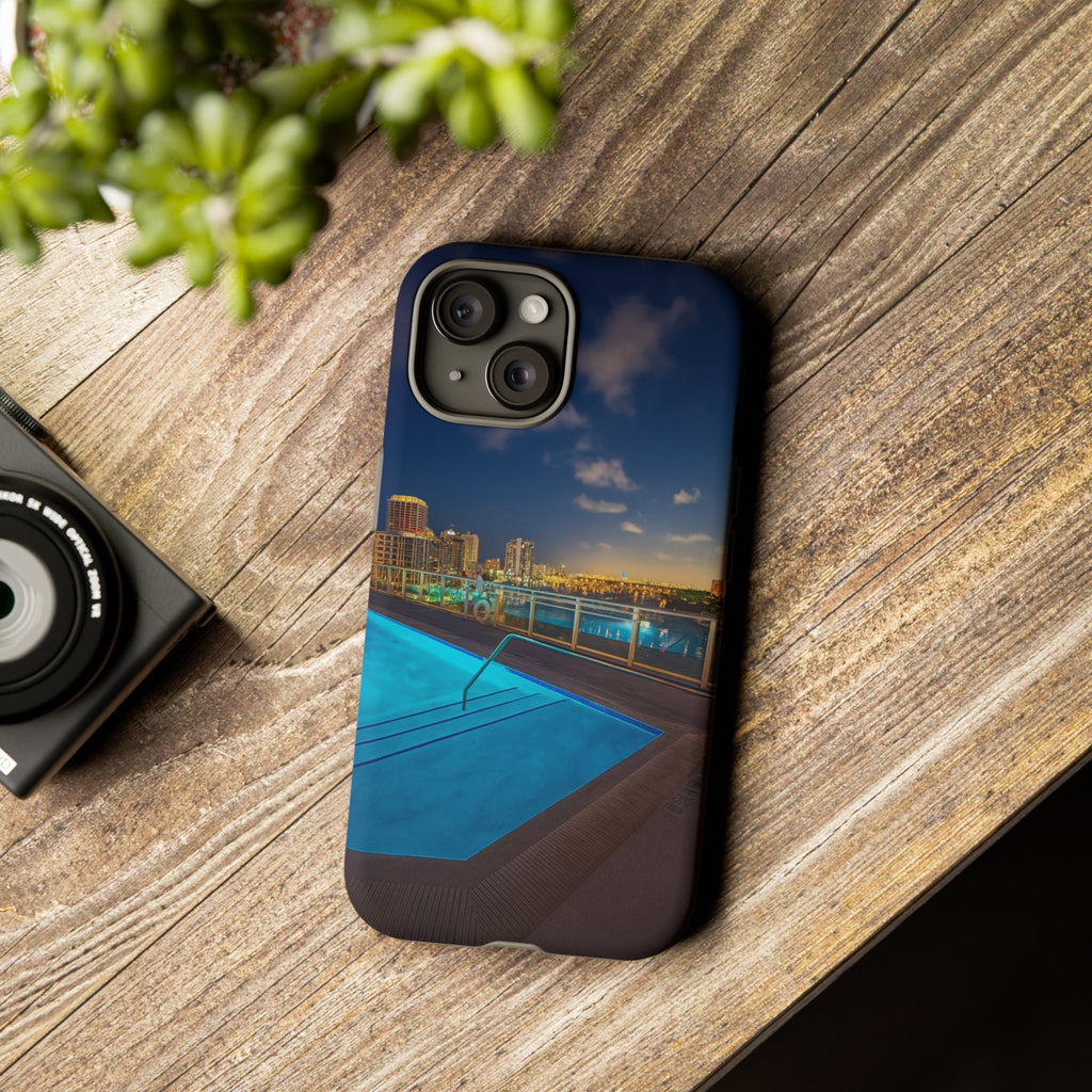 "Skyline Reflections" – Printed Phone Case