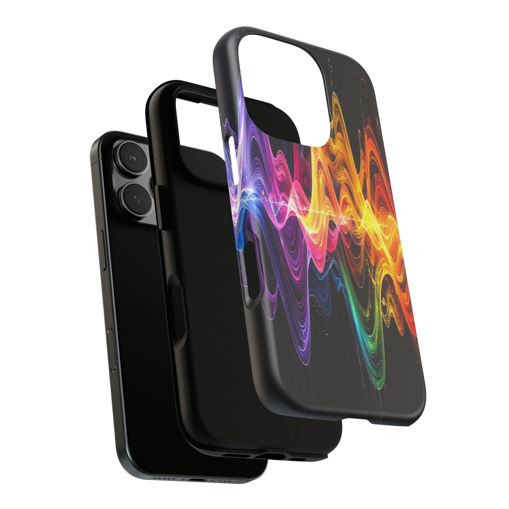 Resonant Spectrum: Digital Sound Wave Visualization, Chromatic Energy Flow - L’Art Suprême Phone Case