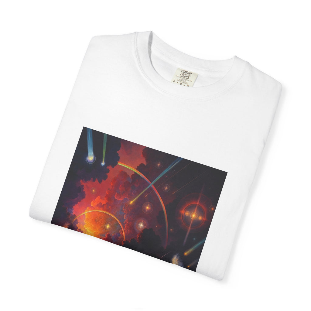 "Celestial Tides" – Garment-Dyed Unisex T-Shirt