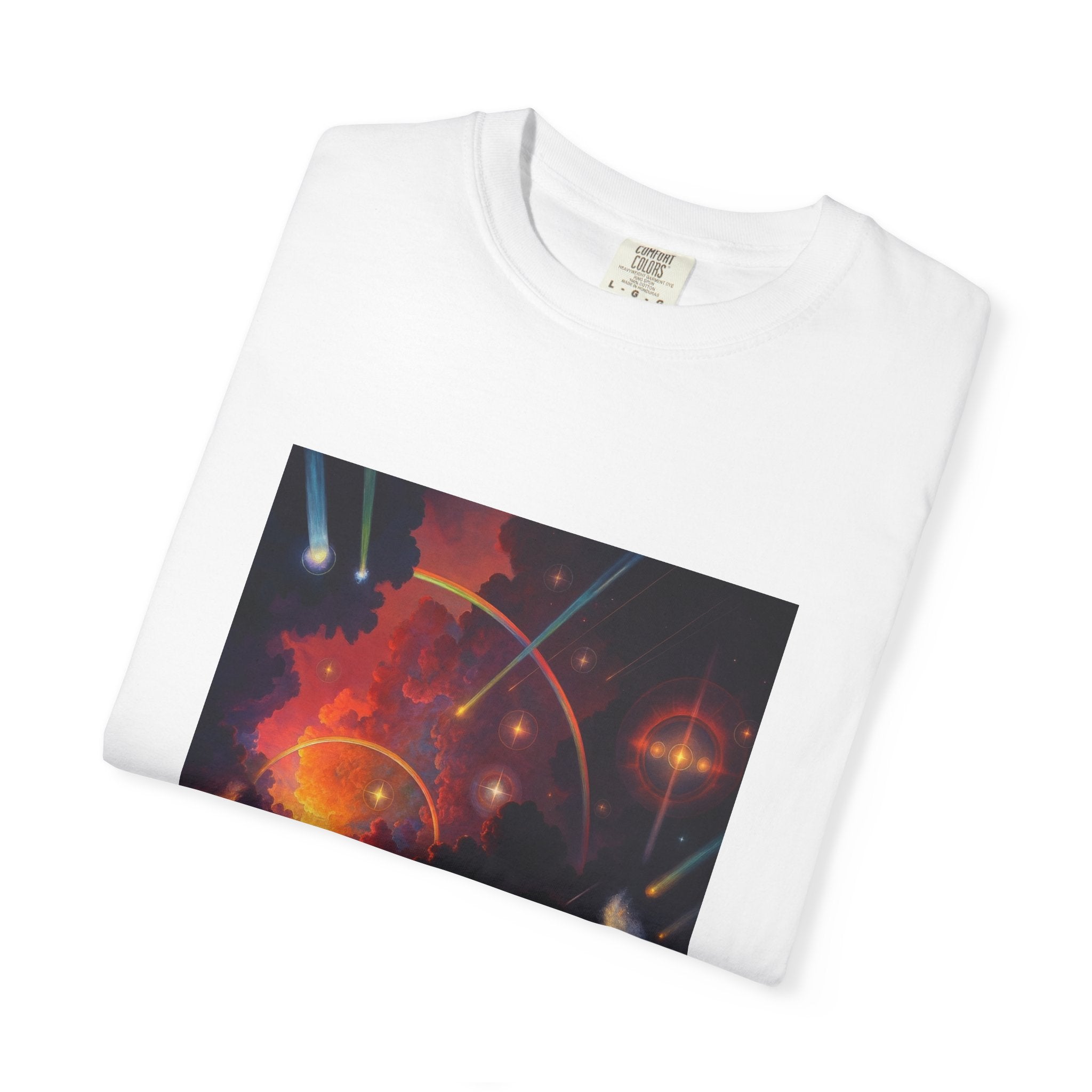 "Celestial Tides" – Garment-Dyed Unisex T-Shirt