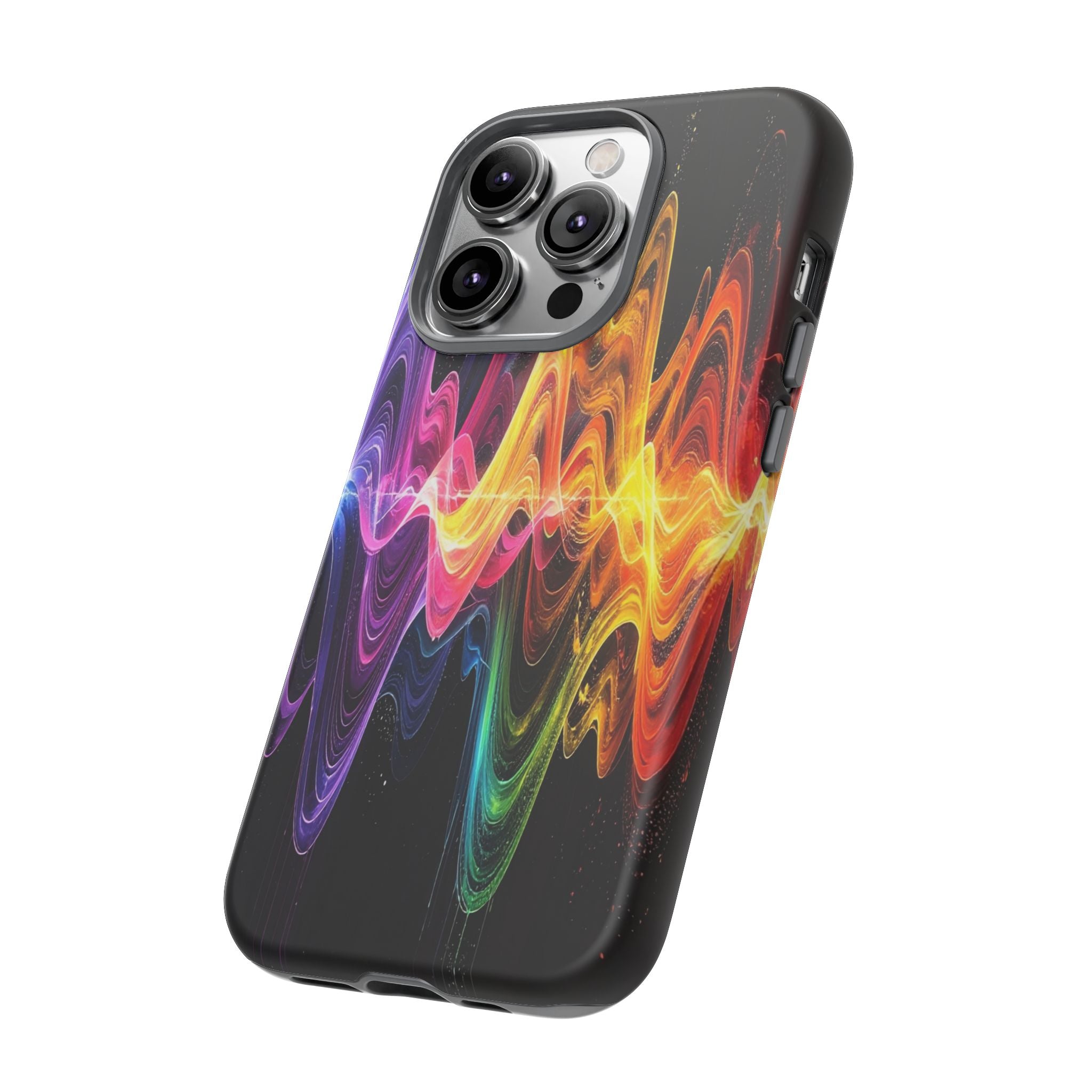 Resonant Spectrum: Digital Sound Wave Visualization, Chromatic Energy Flow - L’Art Suprême Phone Case