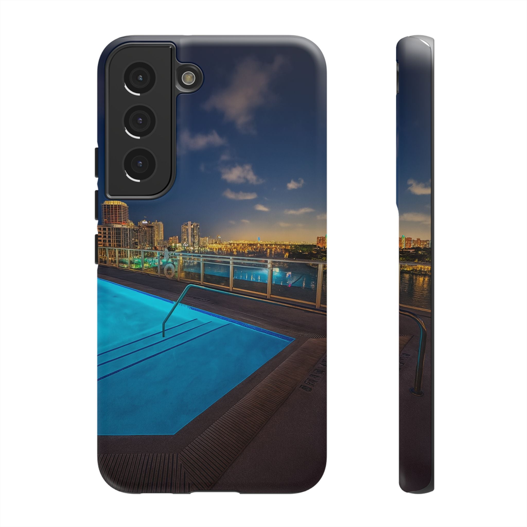 "Skyline Reflections" – Printed Phone Case