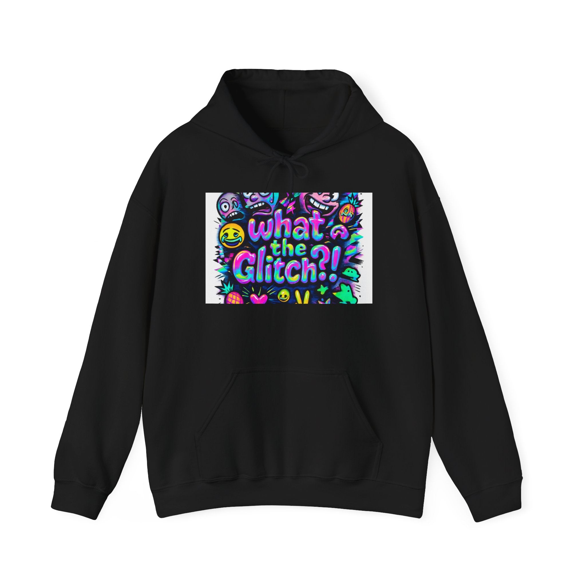 "What the Glitch" - Unisex Heavy Blend™ Hooded Sweatshirt