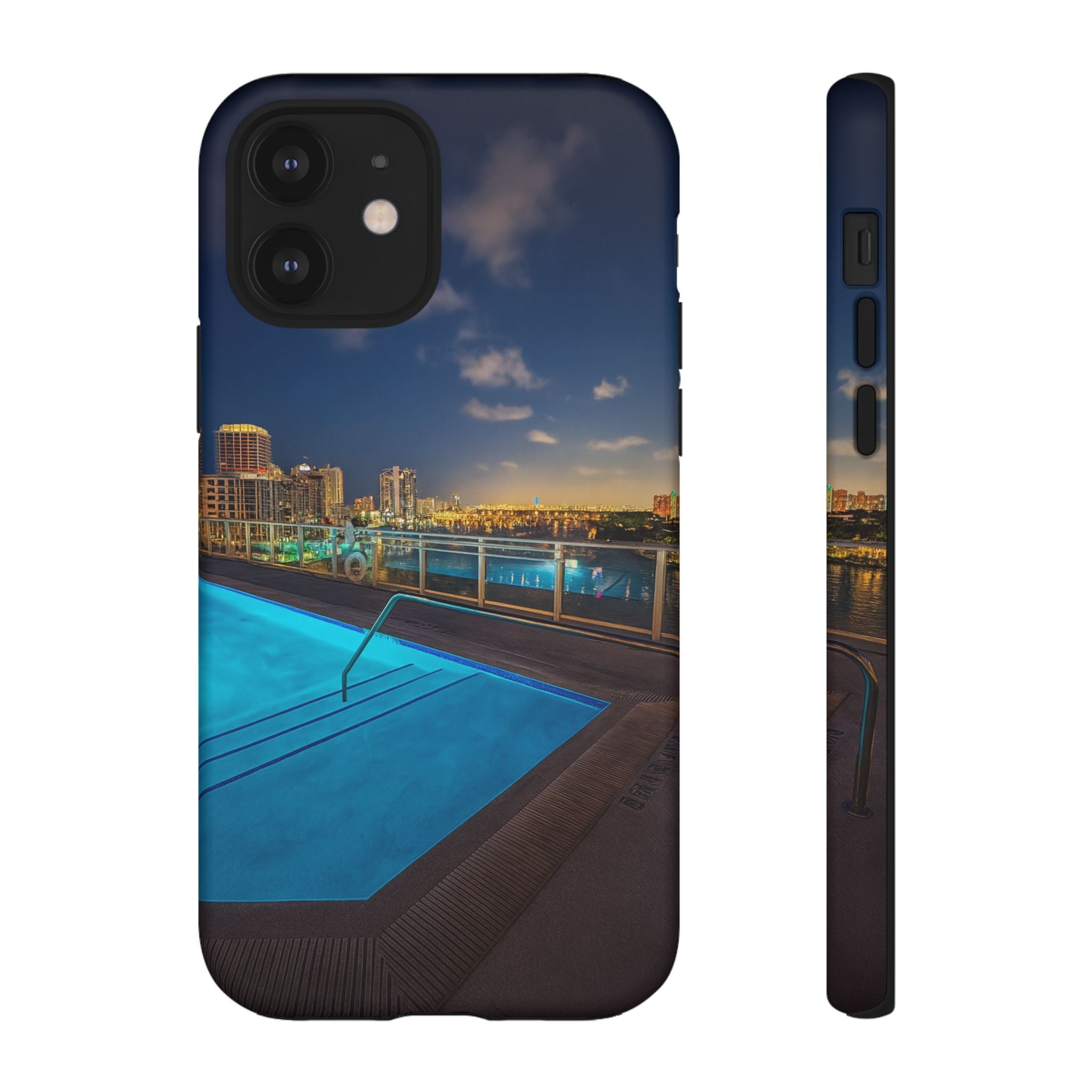 "Skyline Reflections" – Printed Phone Case