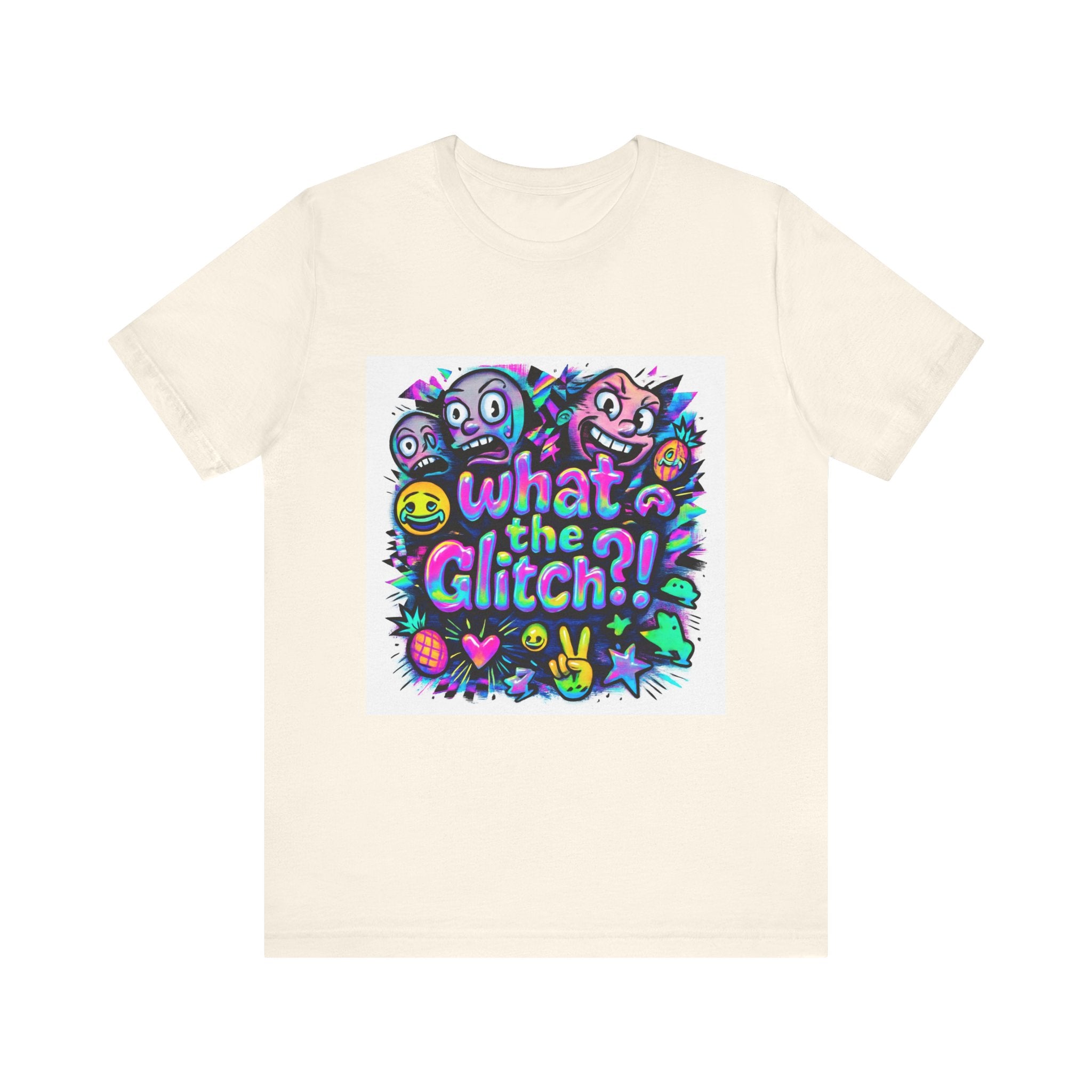 "What the Glitch" - Unisex Jersey Short Sleeve T-Shirt