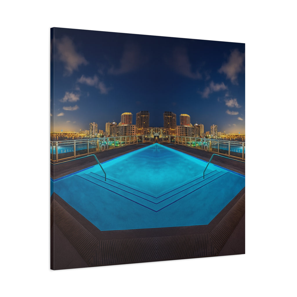 "Skyline Reflections" – Gallery Canvas Print