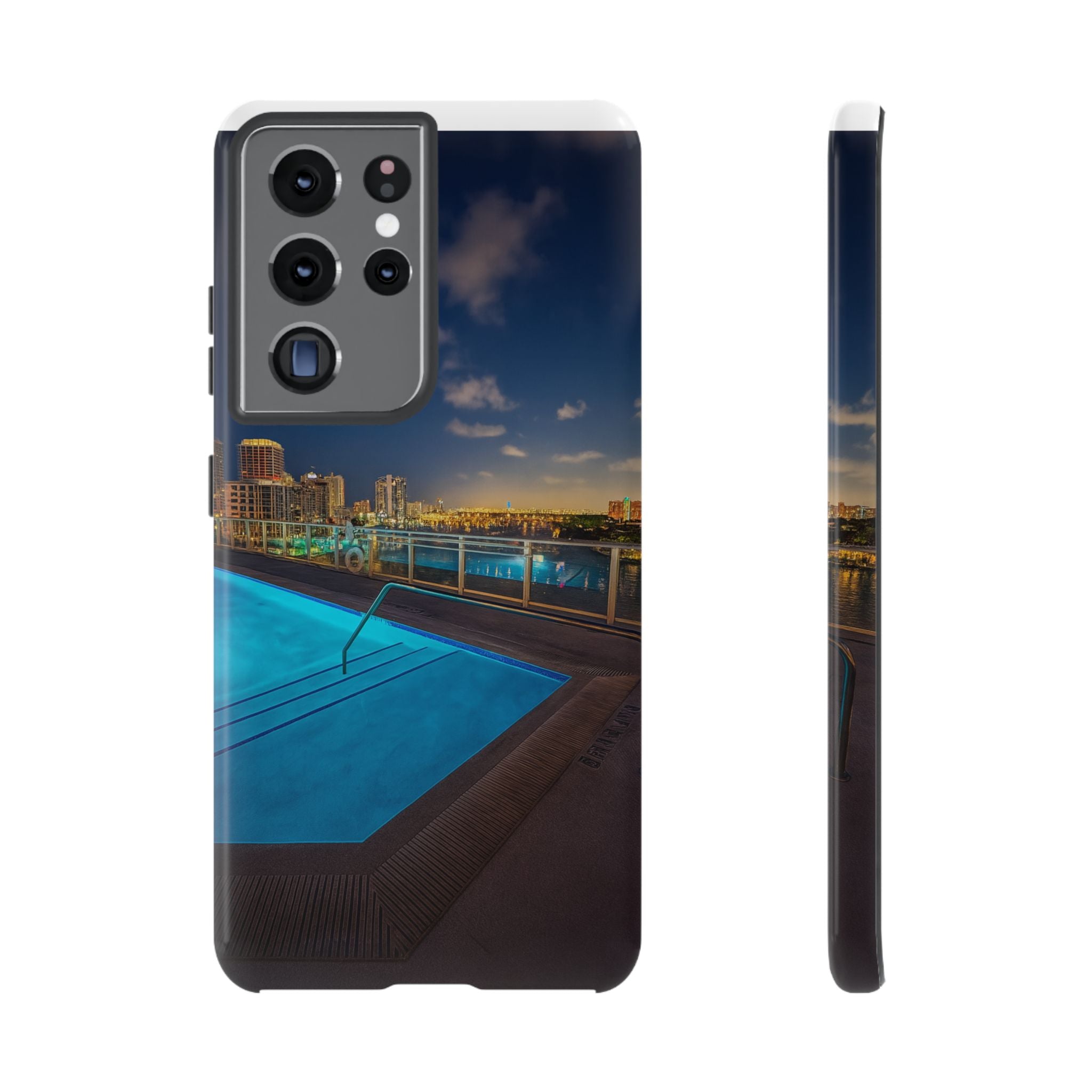"Skyline Reflections" – Printed Phone Case
